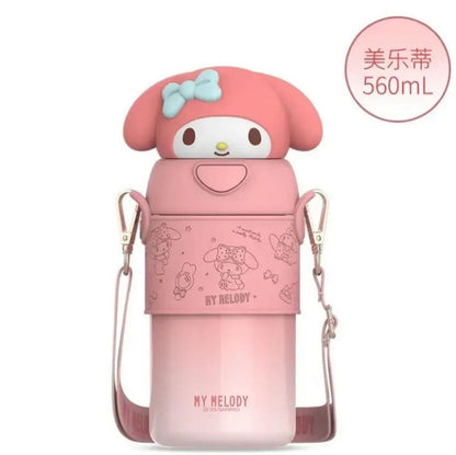 Cute Sanrio characters double wall insulated premium quality sippers- 560 ml