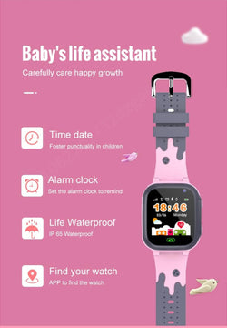Kids premium smartwatch with tracking and sos features