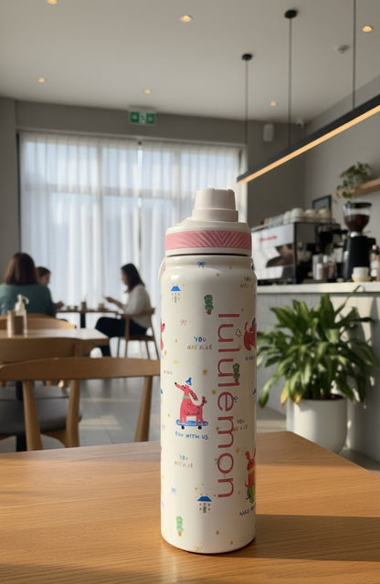 Lululemon steel insulated bottle 800 mL