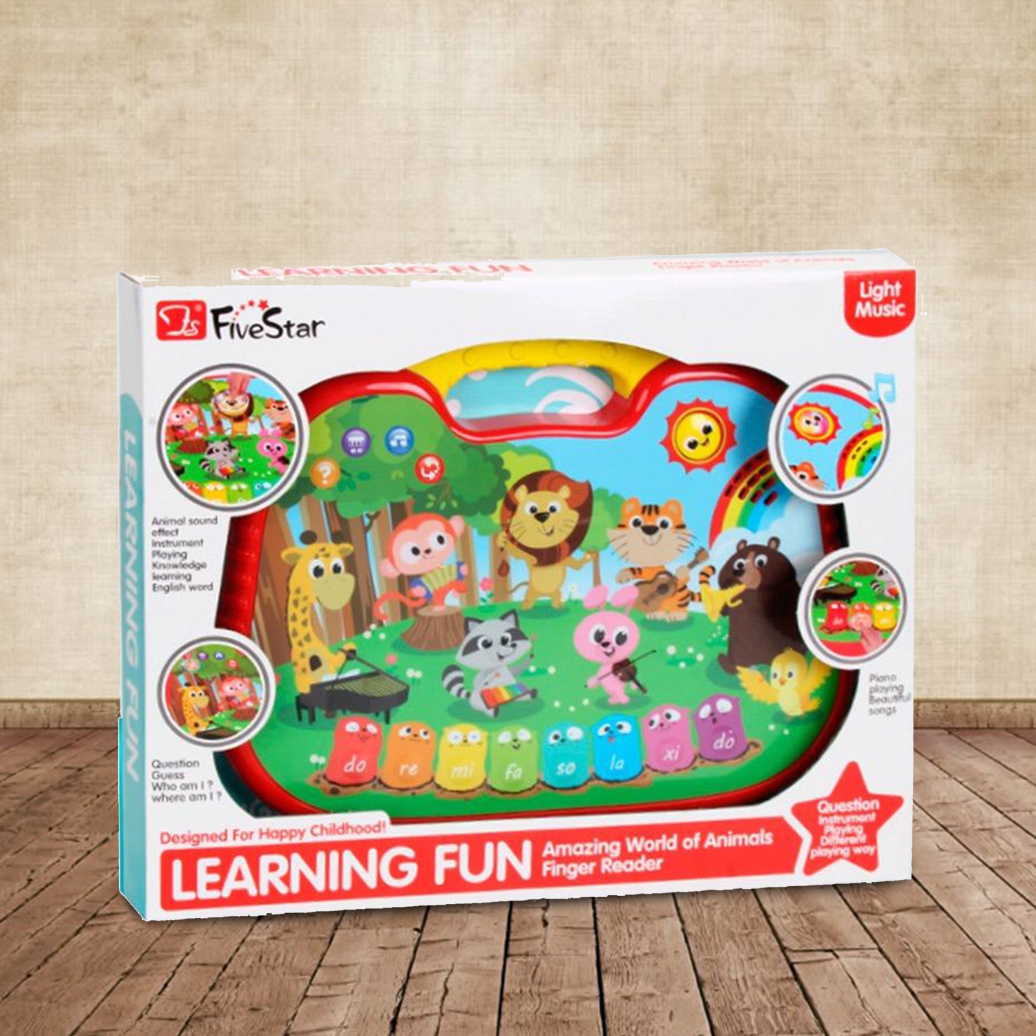 Five star | finger reader | lights and sound – Kidspark