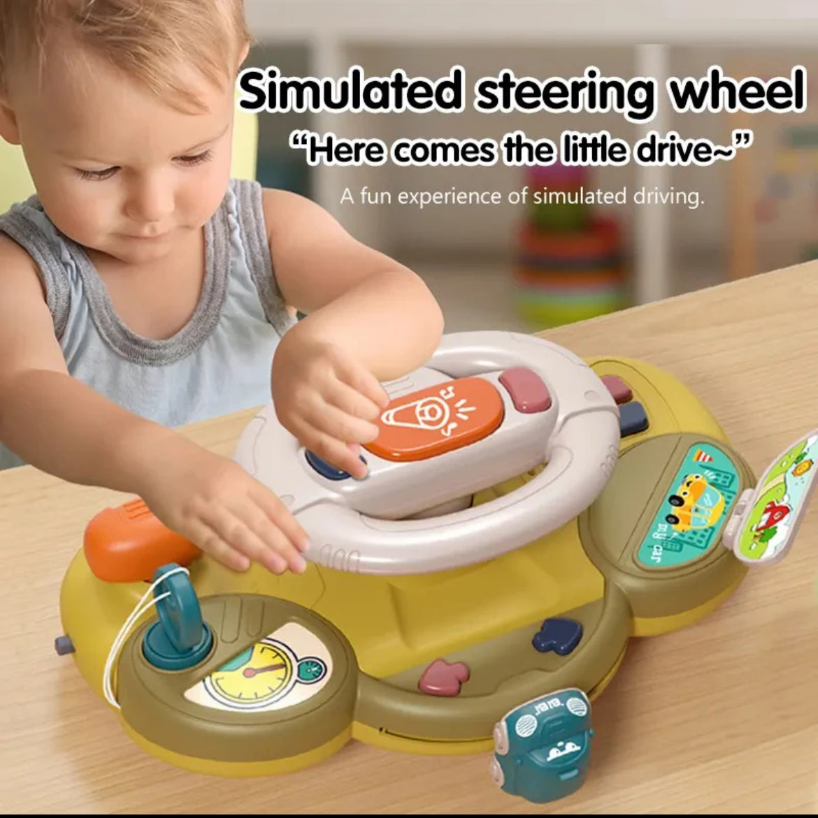 Simulated steering wheel for your kiddos - Kidspark