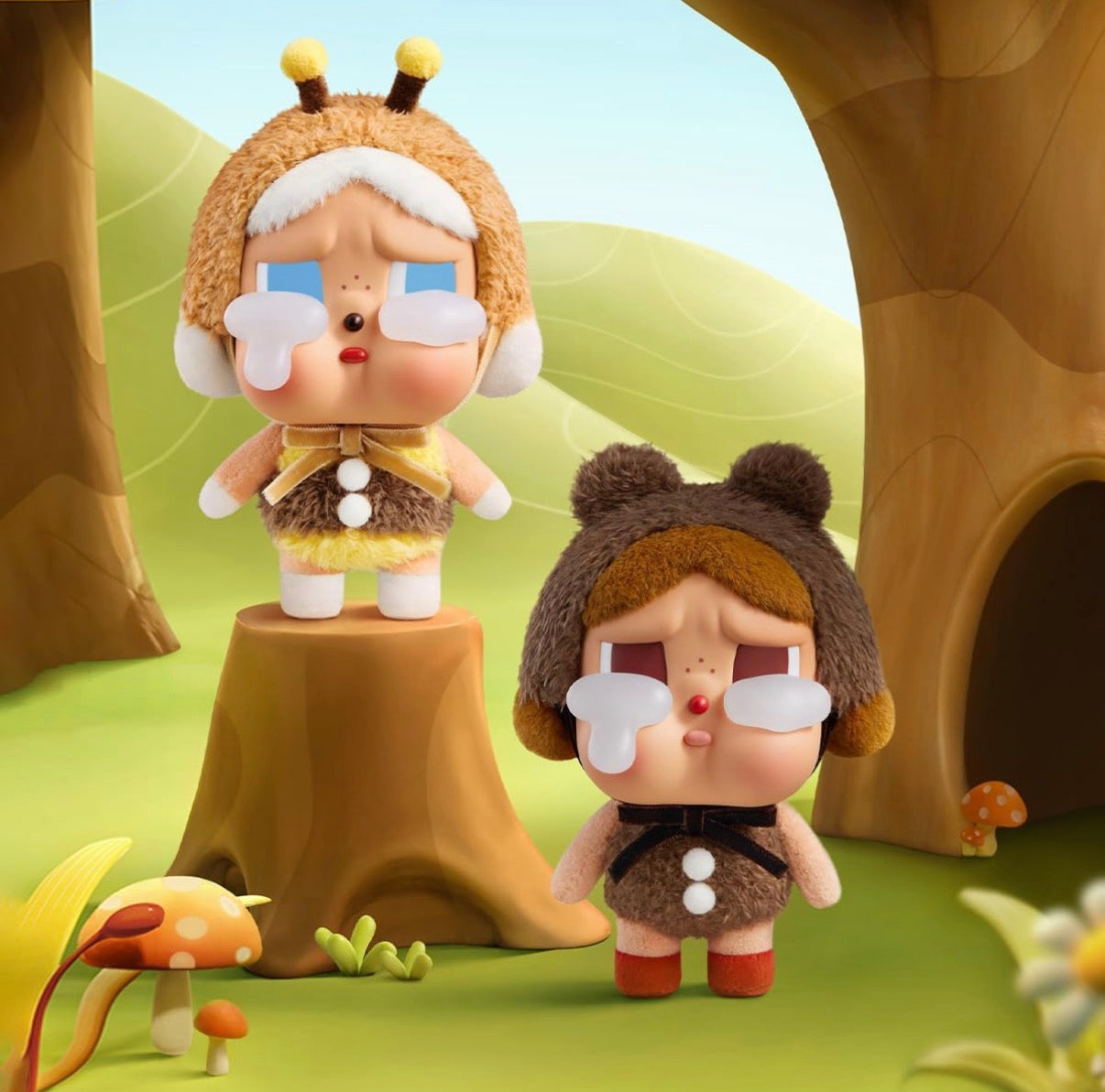 POP MART Crying Again Plush Figure Figures blind Box Pack of 1