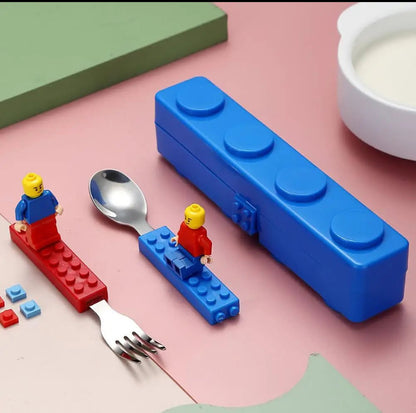 Lego cutlery set of 3 - Kidspark