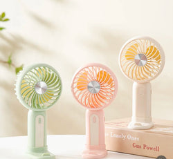 Mini portable panda desk fan | mobile holder | 3 speed - Kidspark