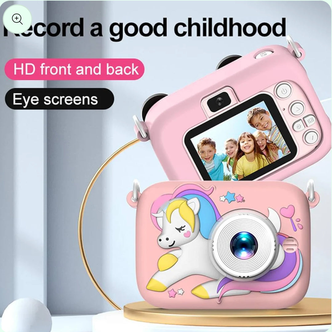 Unicorn fun camera for kids- 1080P | Auto Focus and games - Kidspark