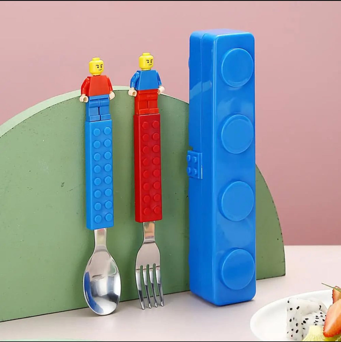 Lego cutlery set of 3 - Kidspark