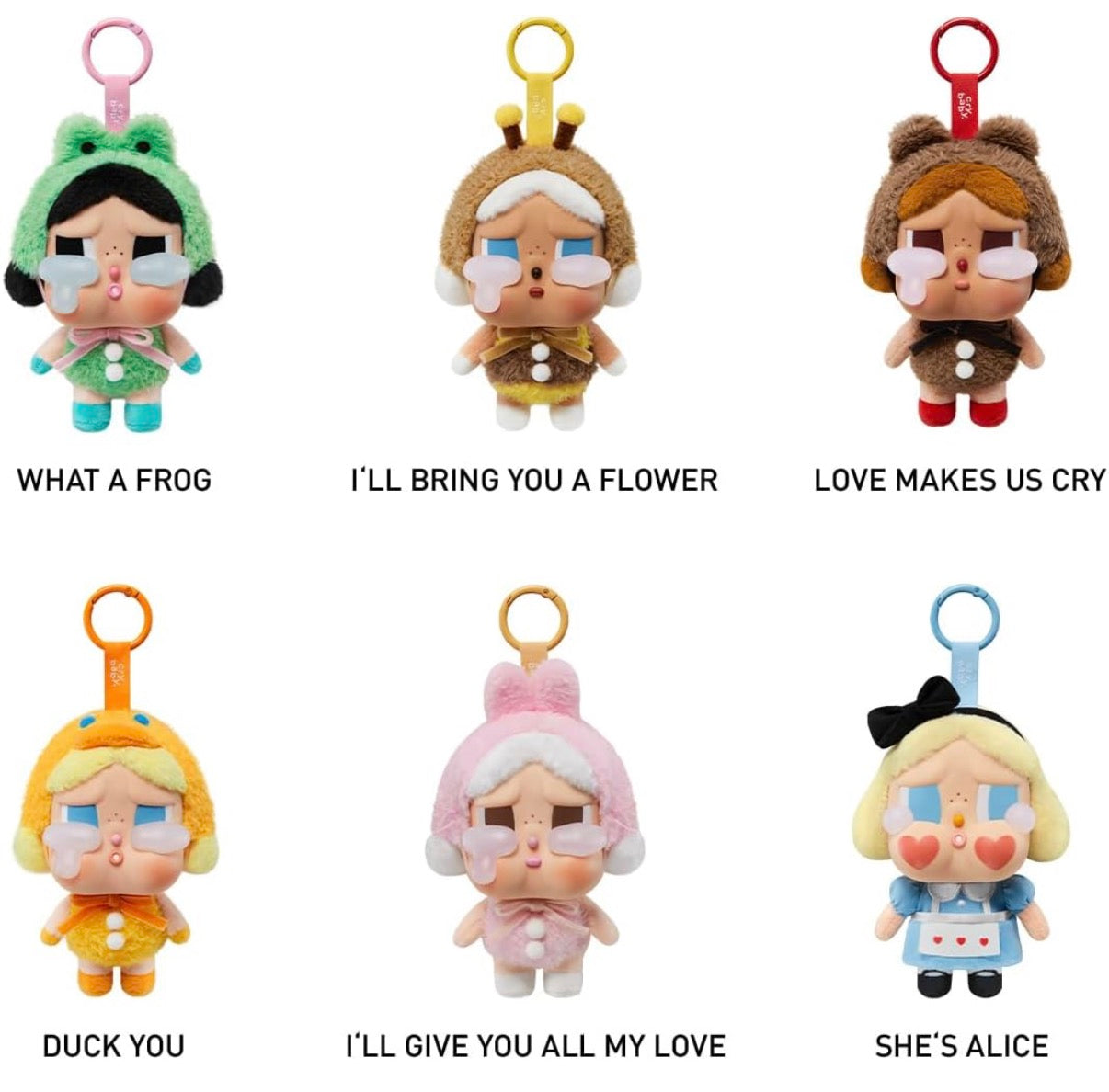 POP MART Crying Again Plush Figure Figures blind Box Pack of 1