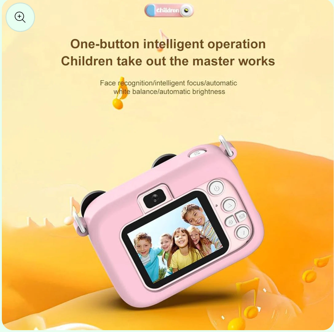 Unicorn fun camera for kids- 1080P | Auto Focus and games