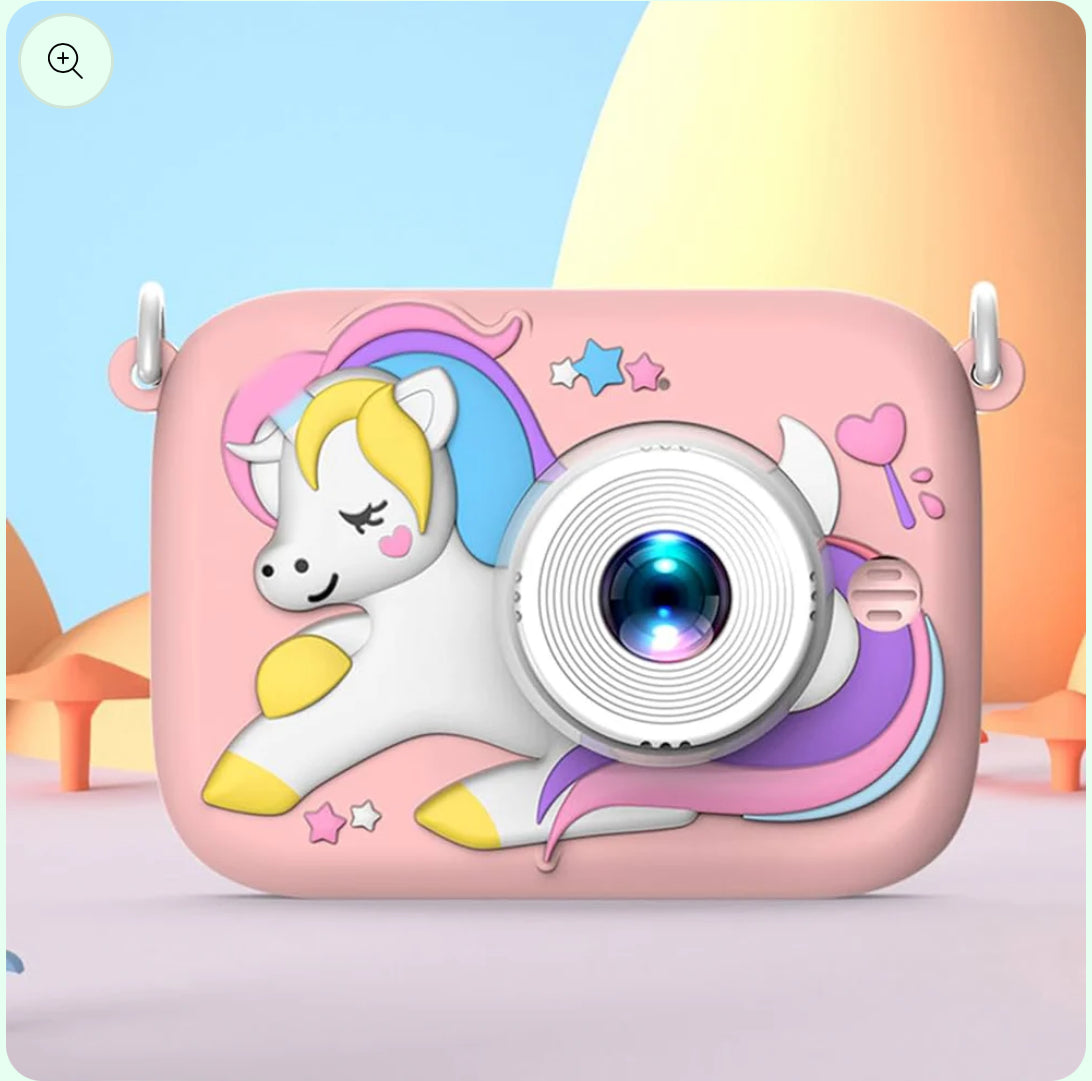 Unicorn fun camera for kids- 1080P | Auto Focus and games