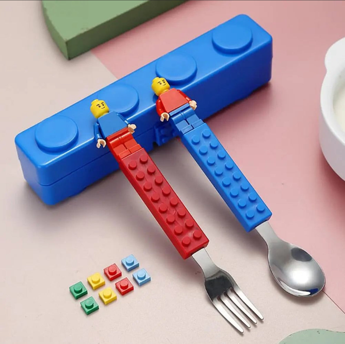 Lego cutlery set of 3 - Kidspark