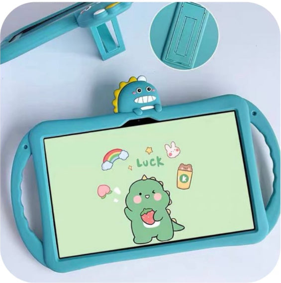 Dino IPad case with hold friendly design and table holder (case) - Kidspark