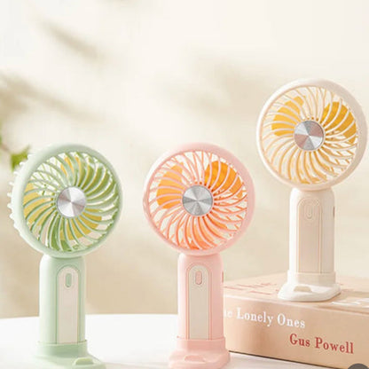 Mini portable panda desk fan | mobile holder | 3 speed - Kidspark