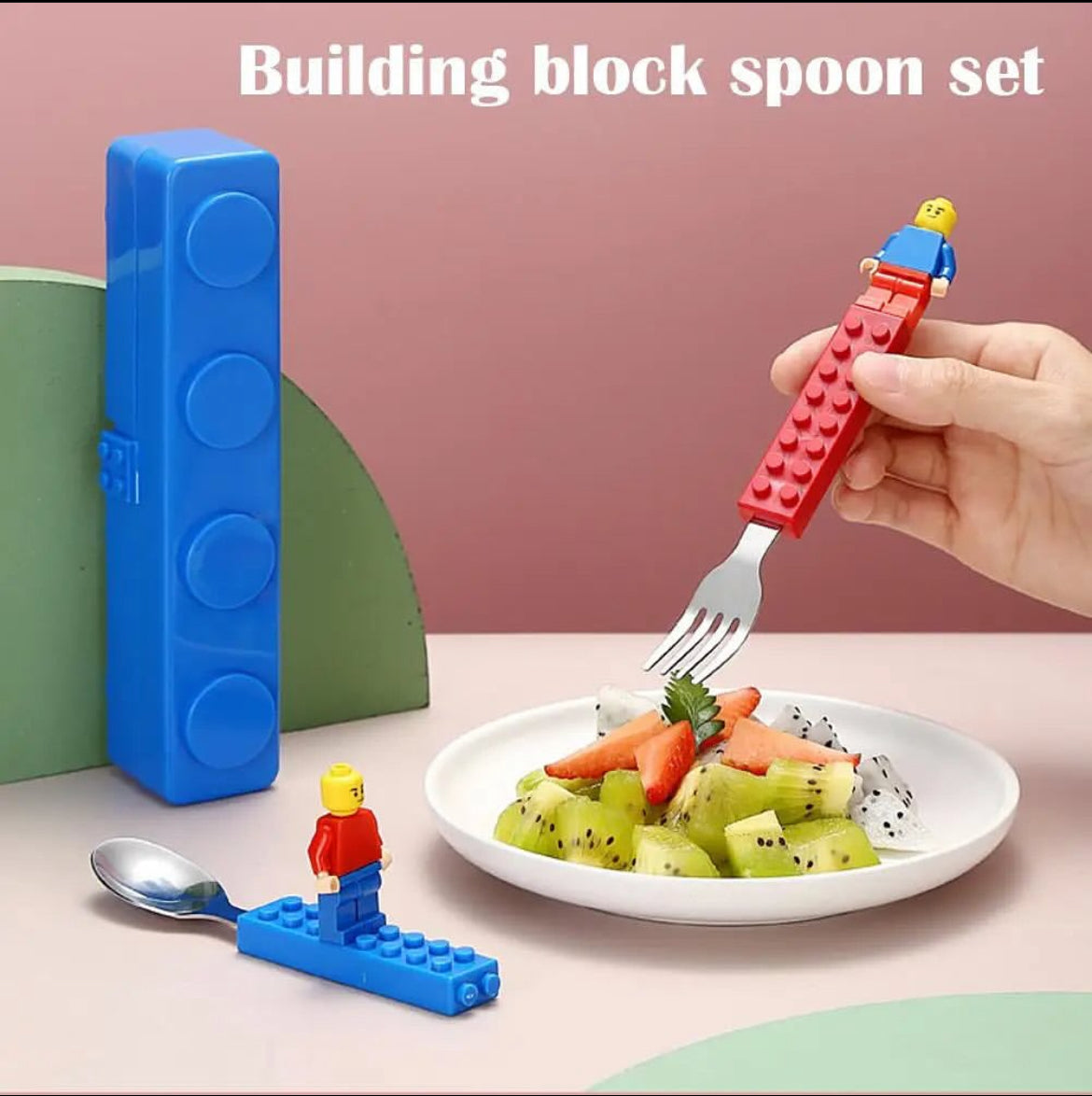 Lego cutlery set of 3 - Kidspark