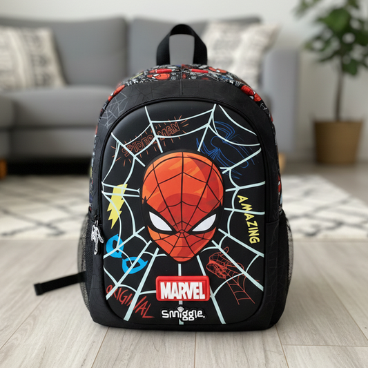 Smiggle- 16 inch premium spiderman school bag