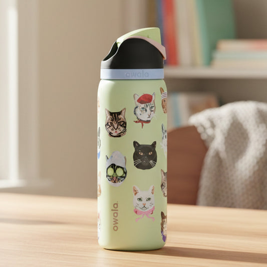 Owala | cat collage | FreeSip - 710ml | 24 oz