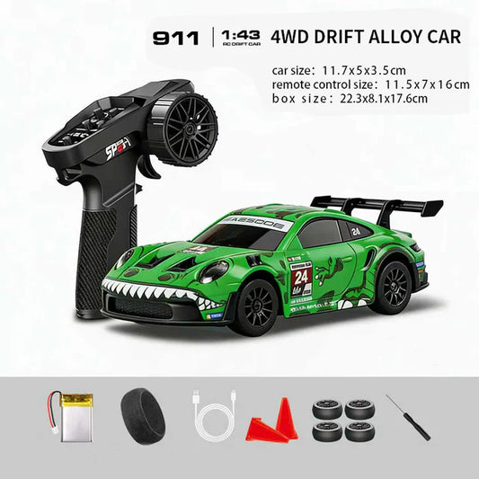 Hstar D43-01Q14 1:43 Rexy Porsche 911 4WD RC drift car