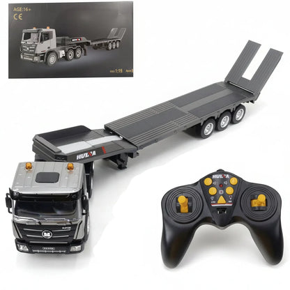 Huina 1318 1:24 RC Flatbed Lowbed Trailer with 9 CHannel