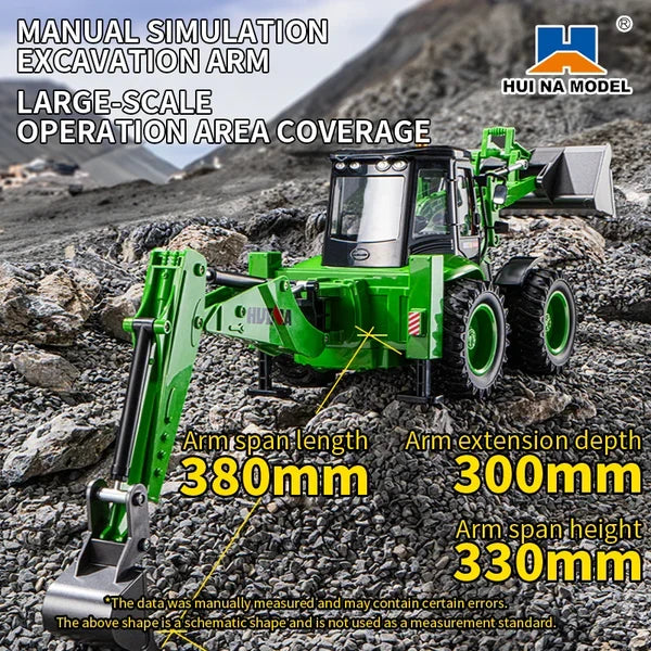 Huina 1579 1:14 RC Backhoe Loader 2026 Edition