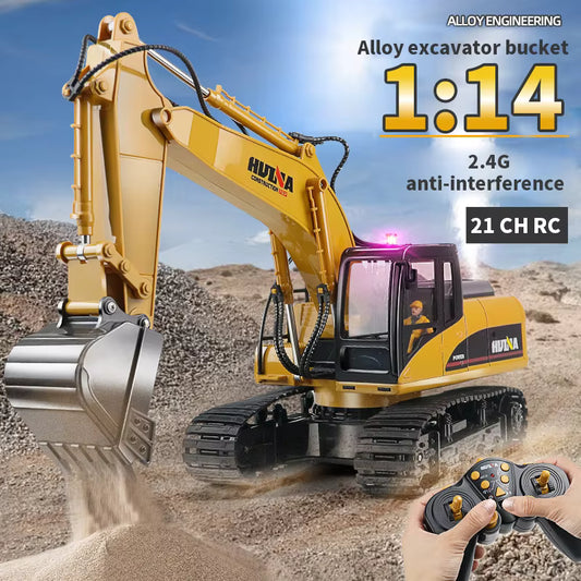 Huina 550HD 1:14 Excavator 21 Channel Construction RC
