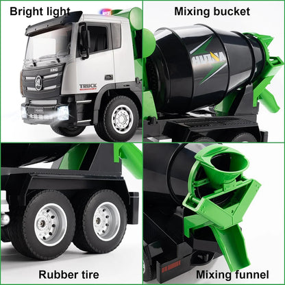 Huina 657 1:18 RC Cement Mixer Truck 9CH