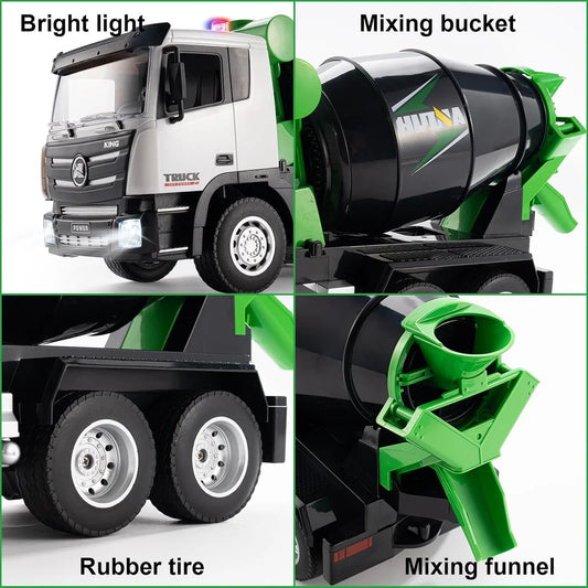 Huina 657 1:18 RC Cement Mixer Truck 9CH