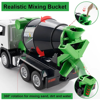 Huina 657 1:18 RC Cement Mixer Truck 9CH