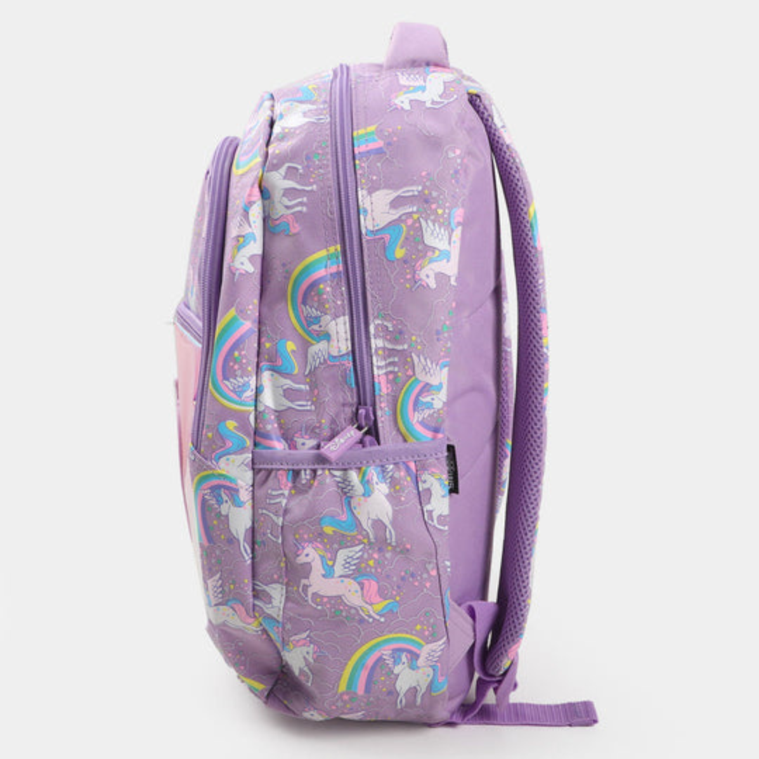 Smiggle - 16 inch Premium Purple unicorn Backpacks
