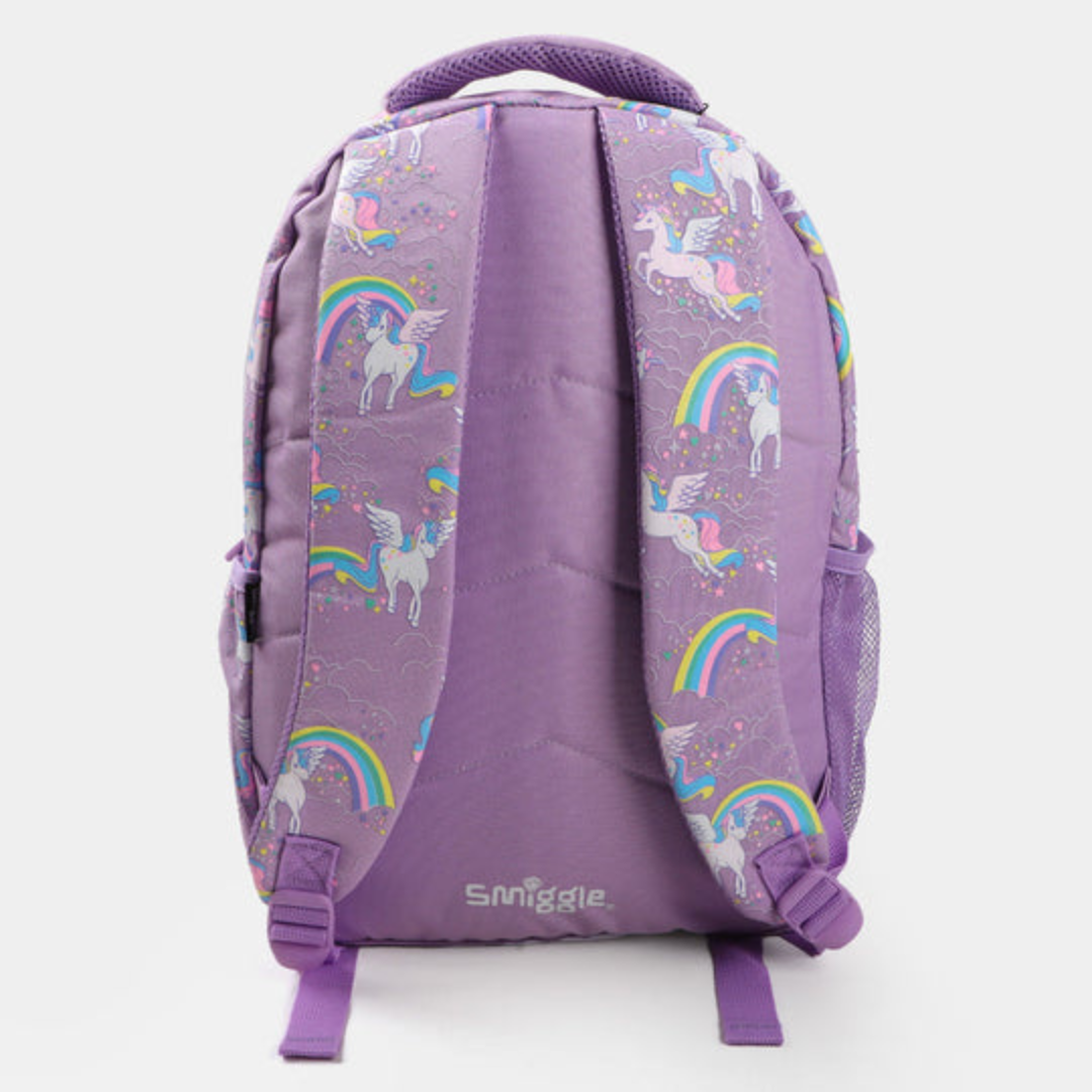 Smiggle - 16 inch Premium Purple unicorn Backpacks
