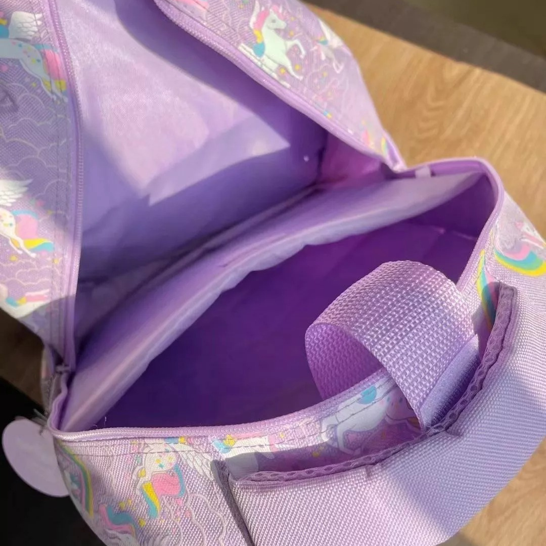 Smiggle - 16 inch Premium Purple unicorn Backpacks
