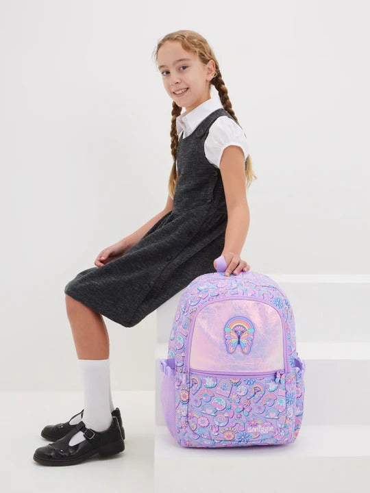 Smiggle - 16 inch Premium butterfly Backpack