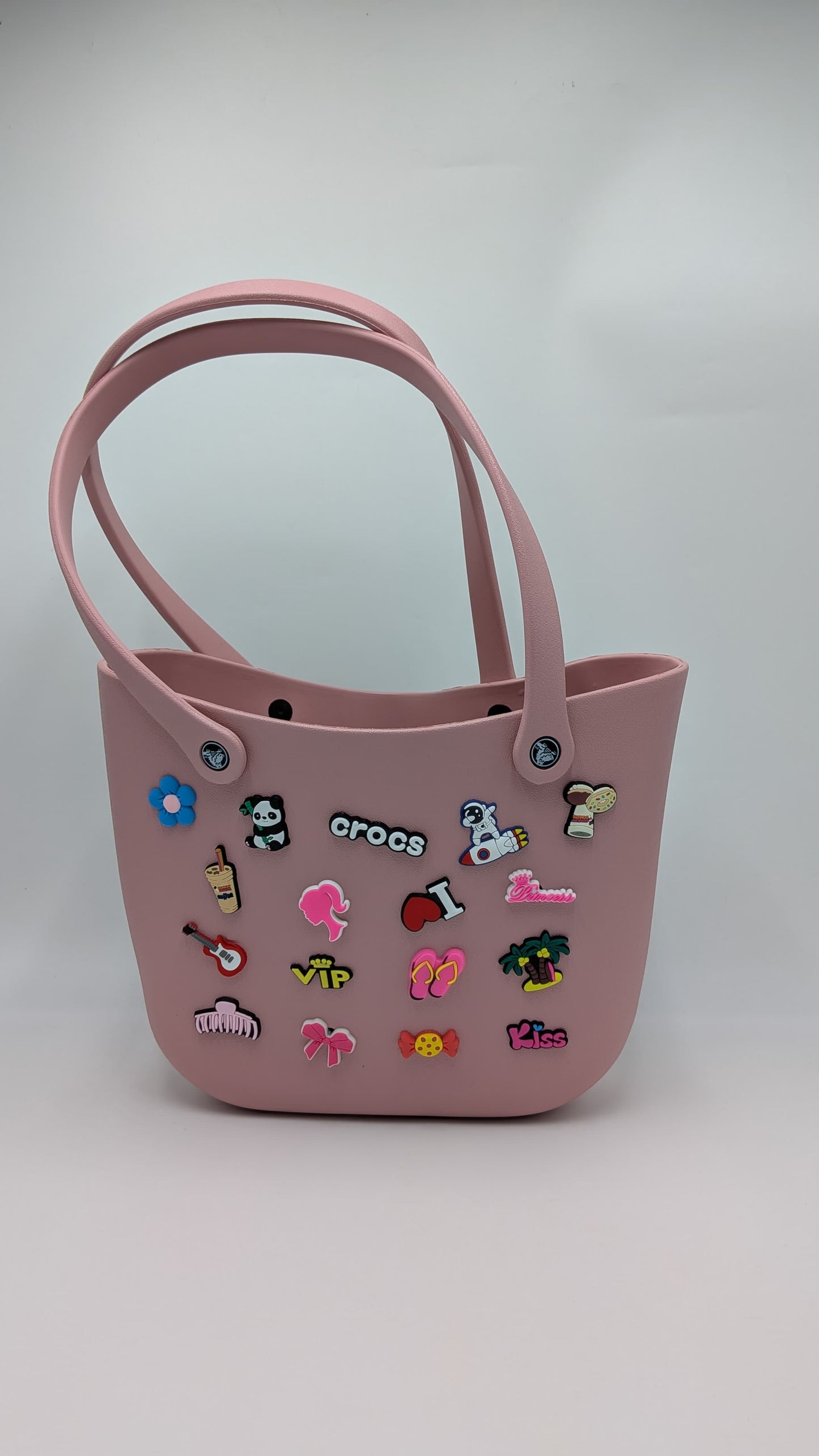Crocs - big beach bag with jibbitz
