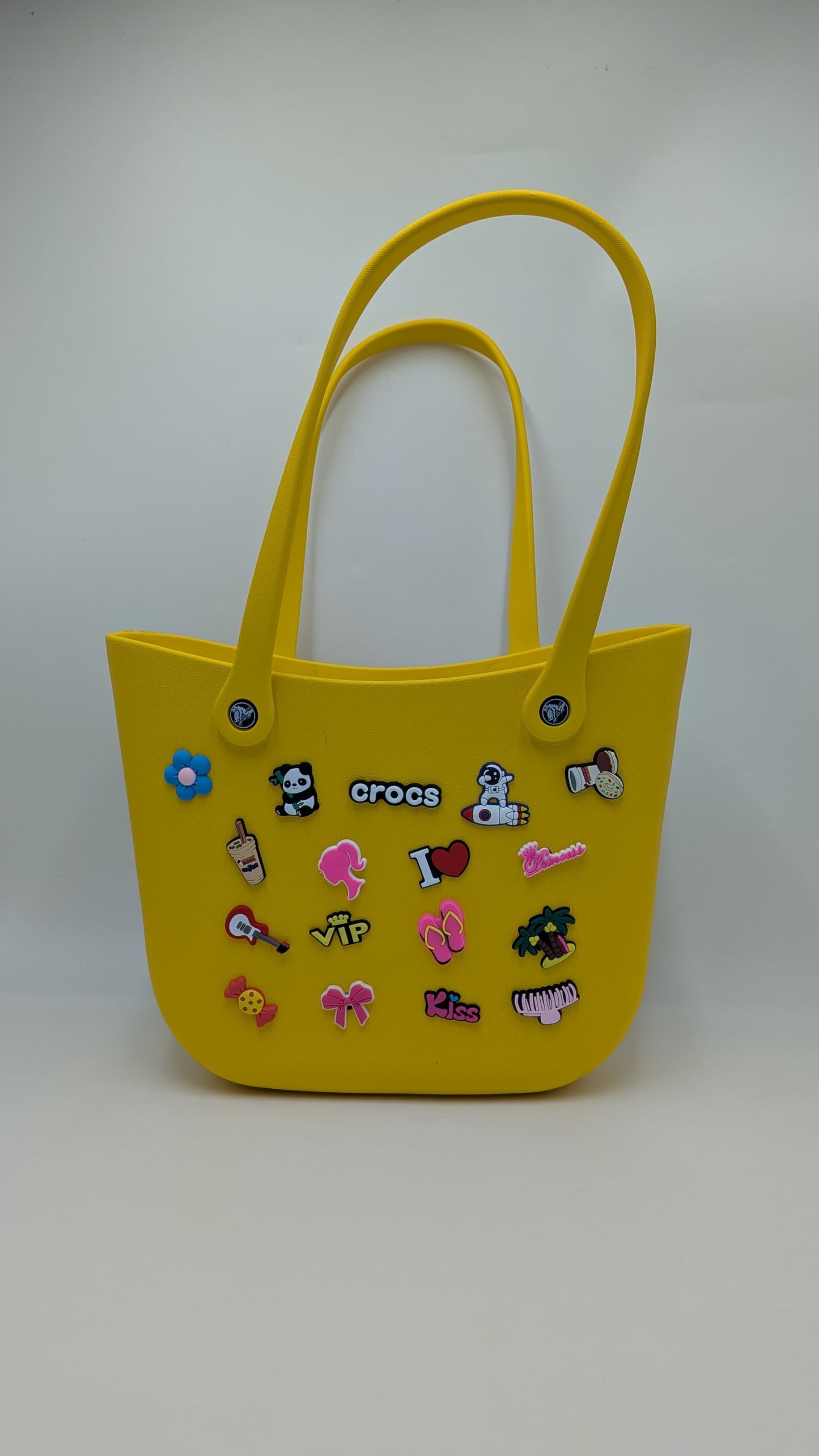 Crocs - big beach bag with jibbitz
