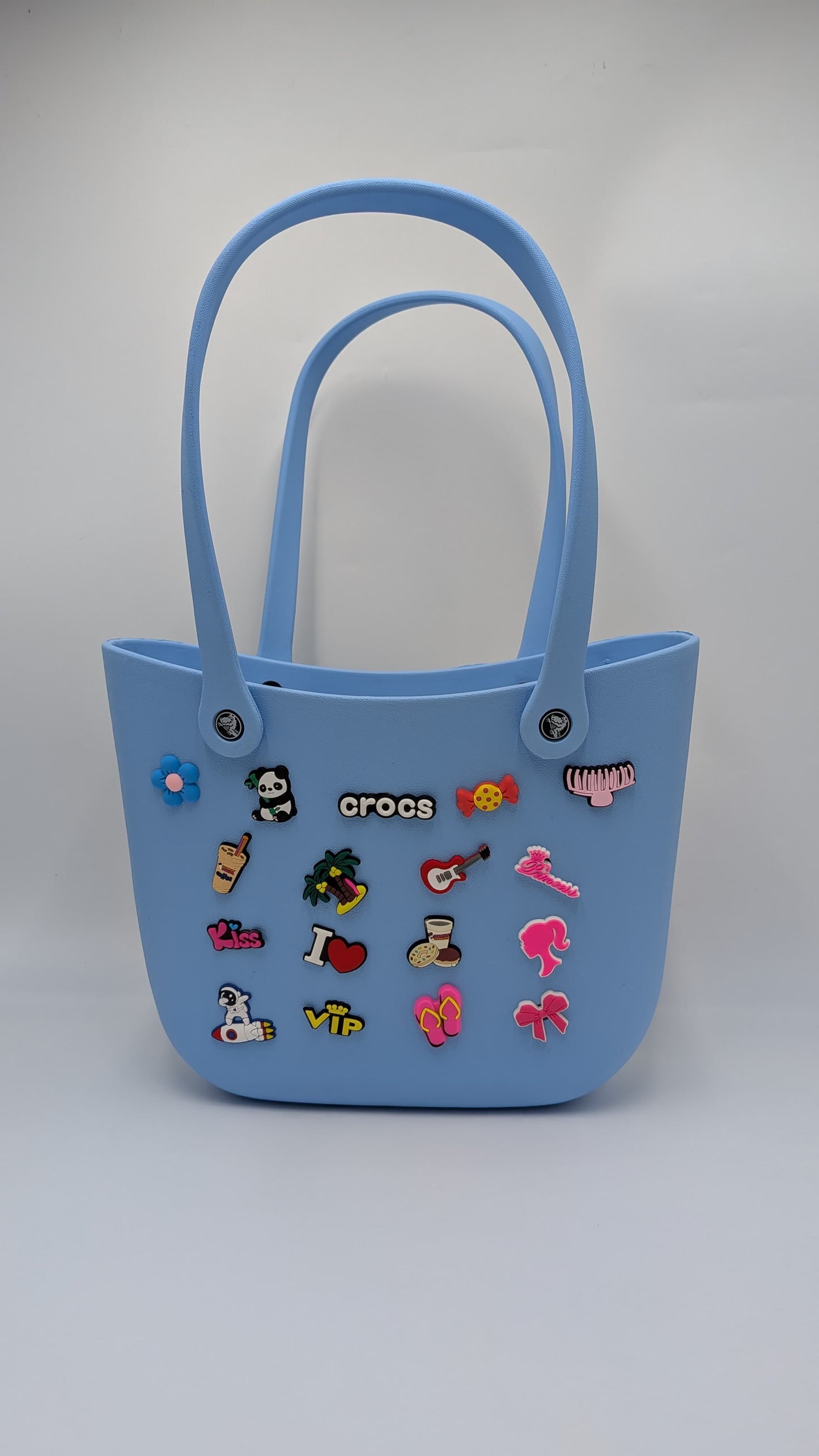 Crocs - big beach bag with jibbitz