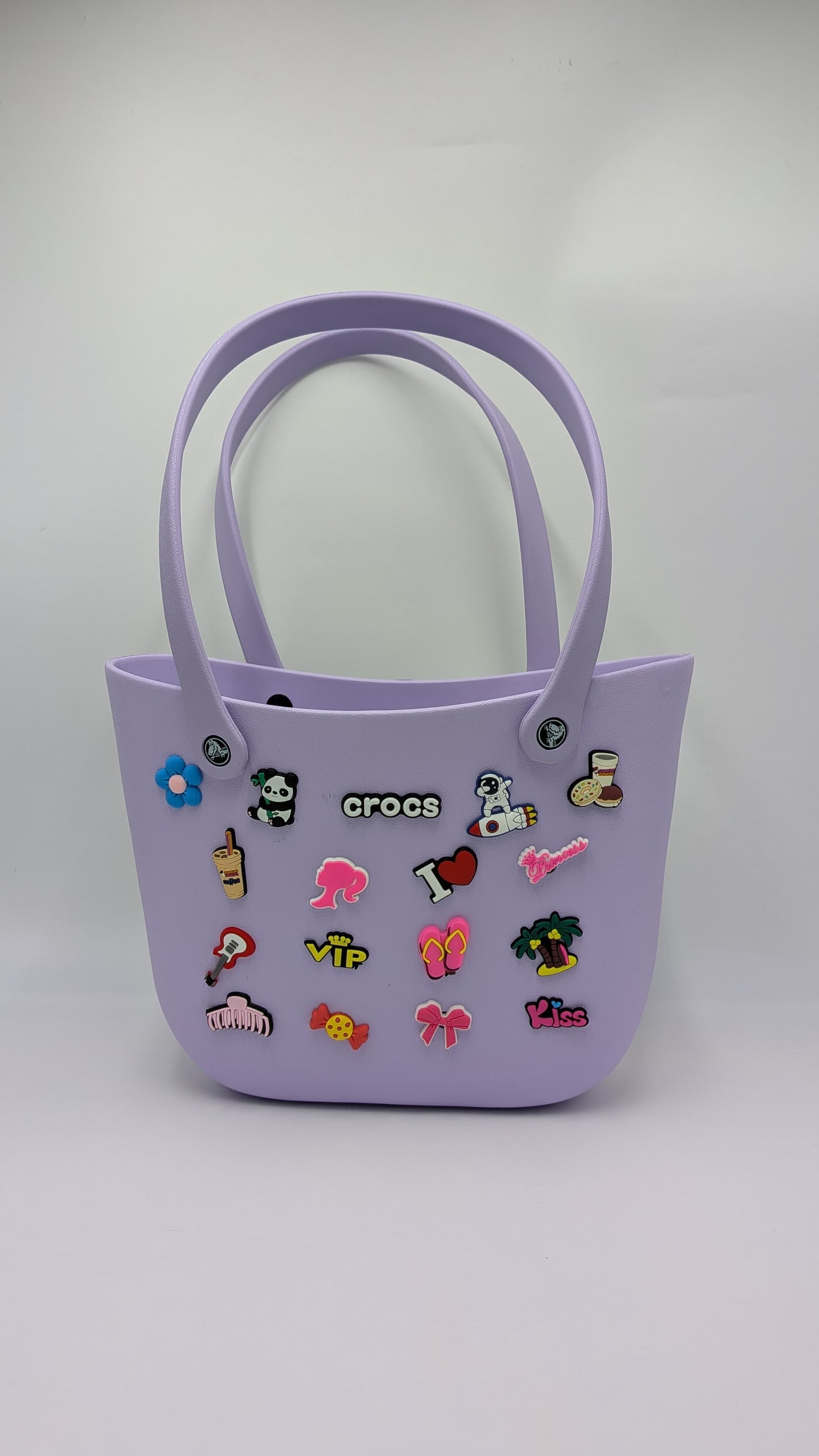 Crocs - big beach bag with jibbitz