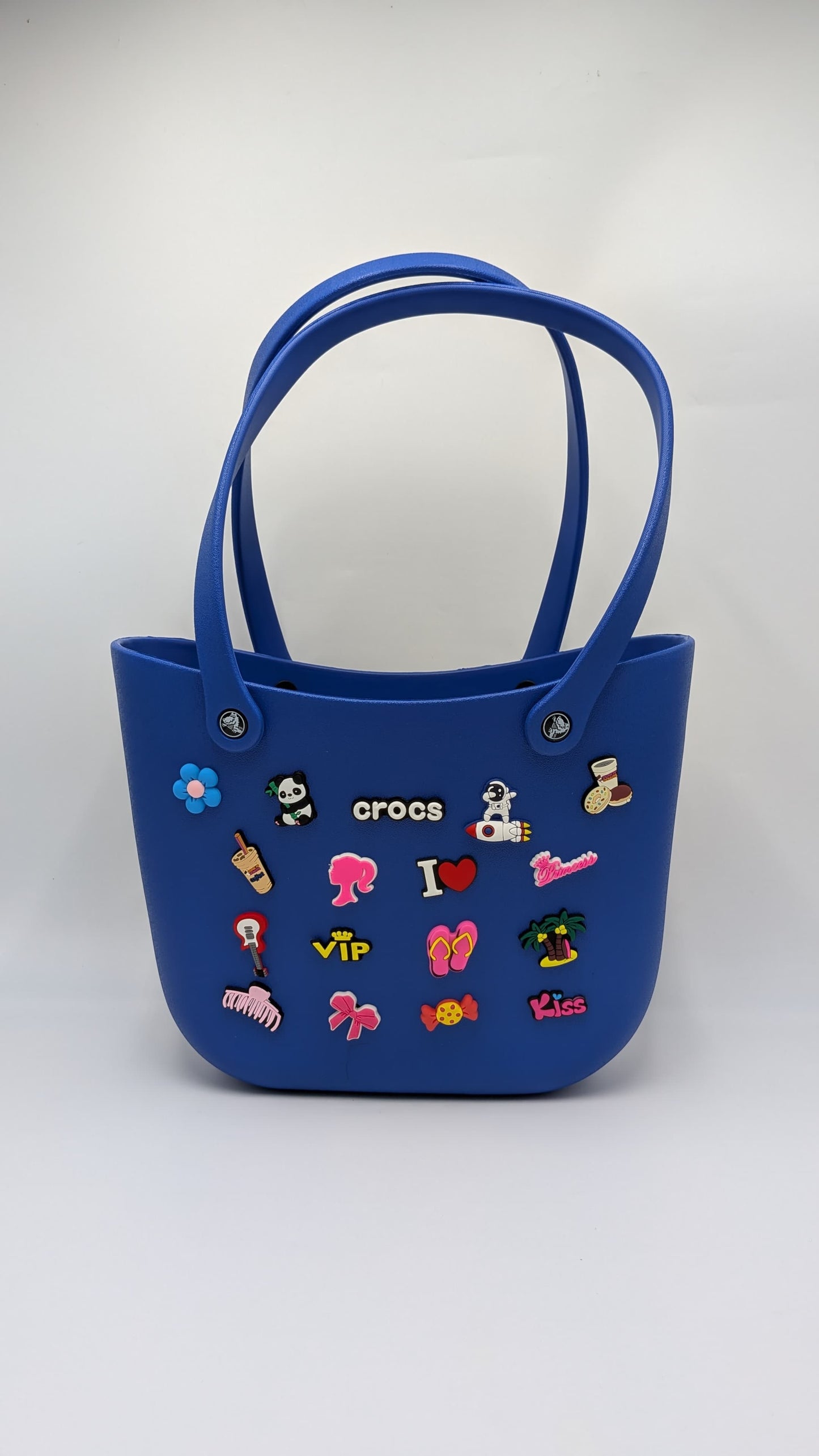Crocs - big beach bag with jibbitz