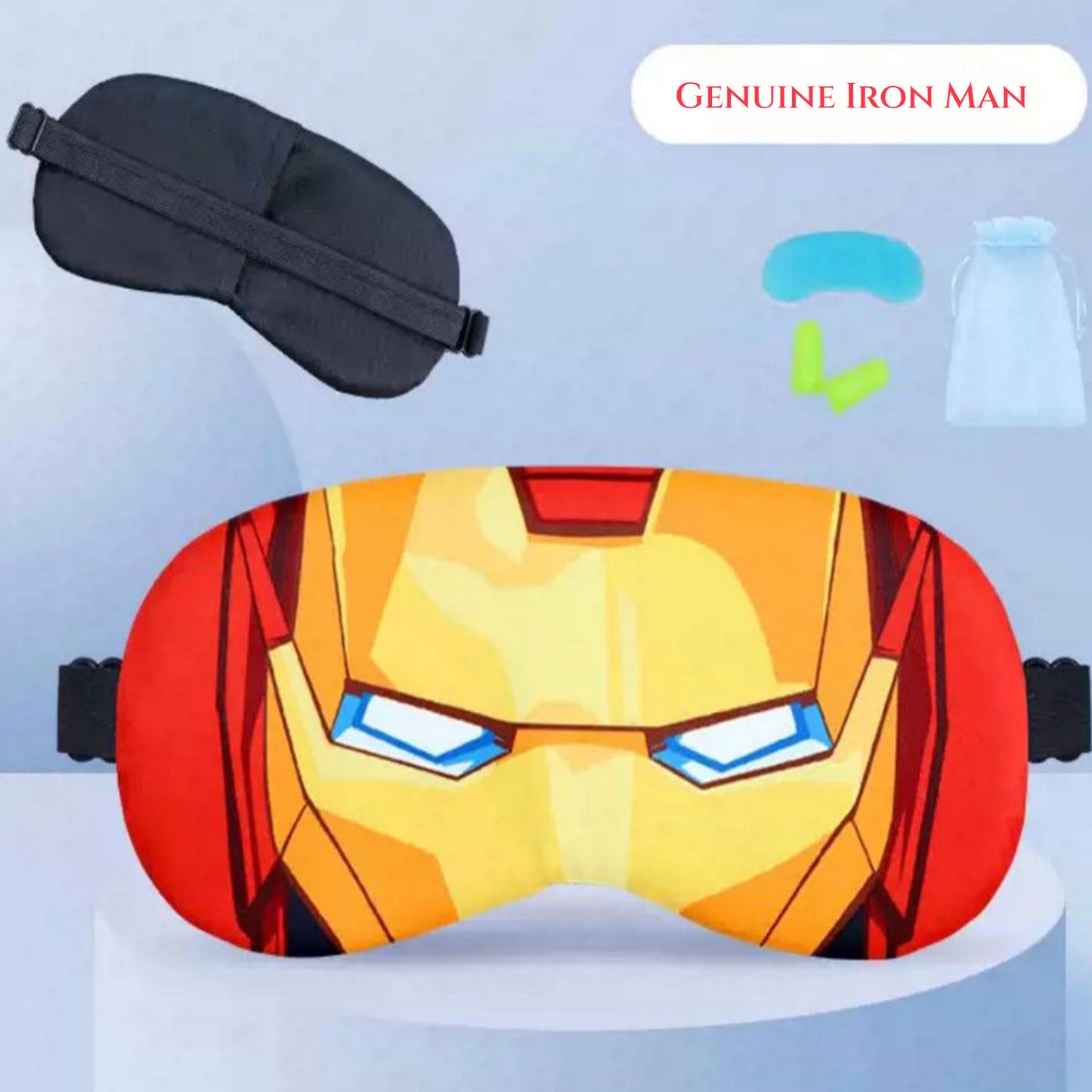 Eye mask with gel and ear plugs |