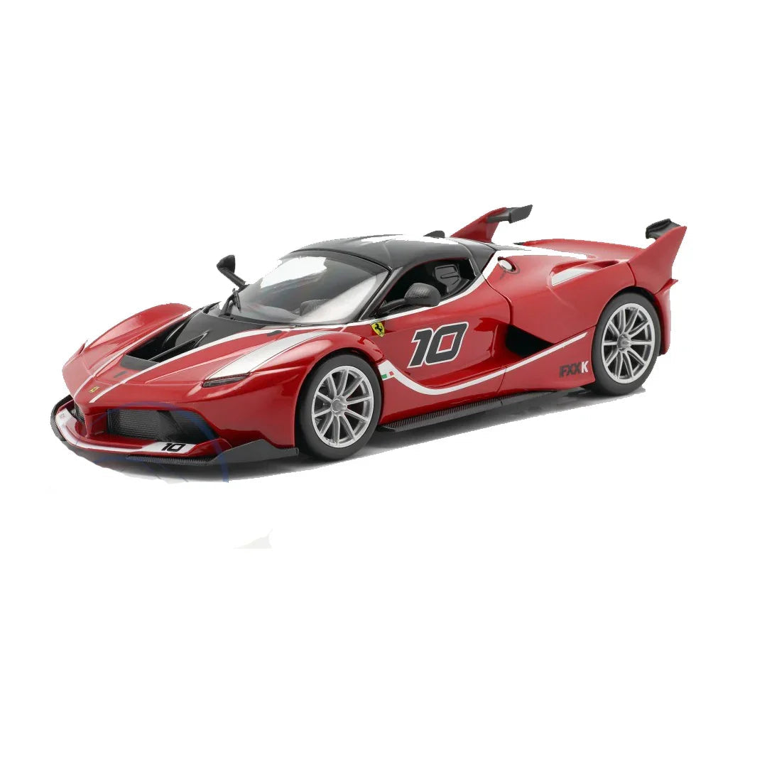 Bburago Ferrari FXX K #10 – 1:64 Scale Red Racing Die-Cast Model