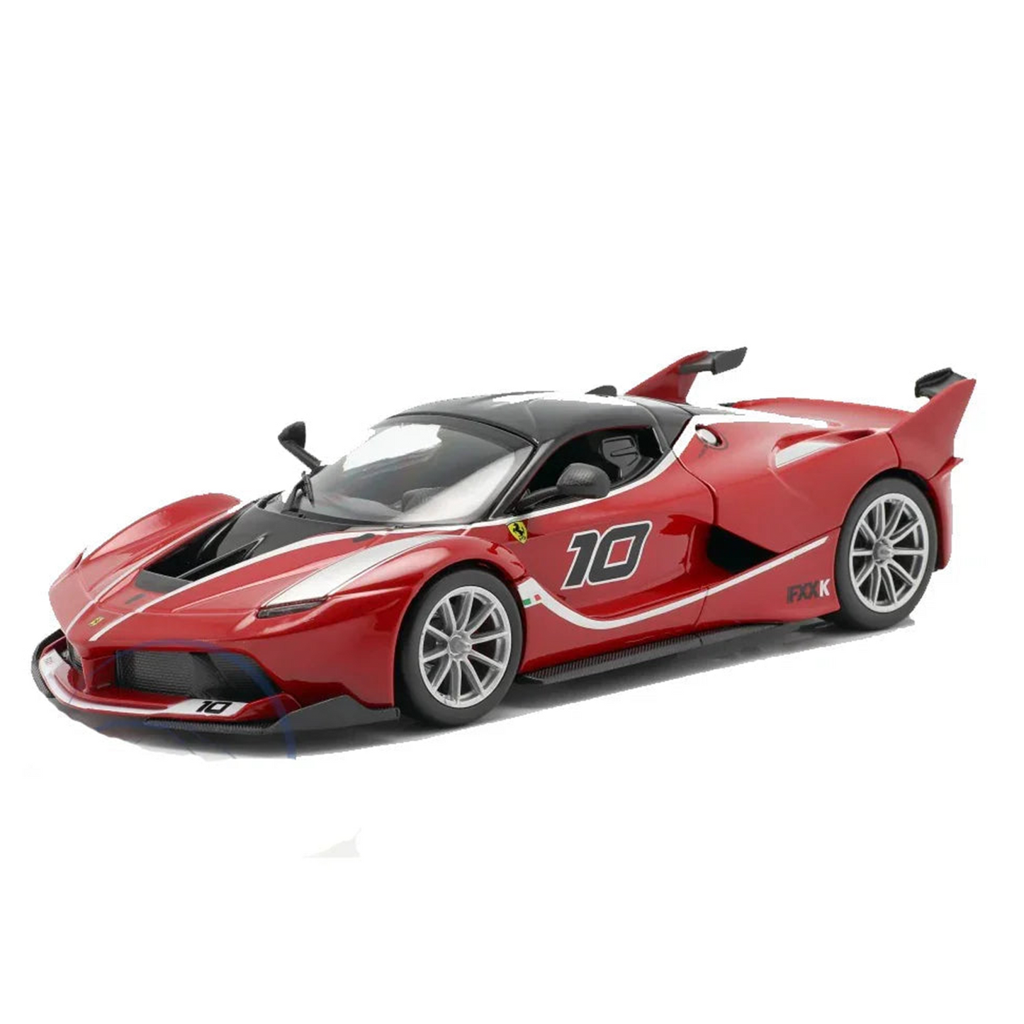 Bburago Ferrari FXX K #10 – 1:64 Scale Red Racing Die-Cast Model