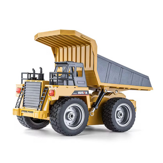 HUINA 1533 1: 18 die cast metal 9-CH Radio control dump truck vehicle with lights