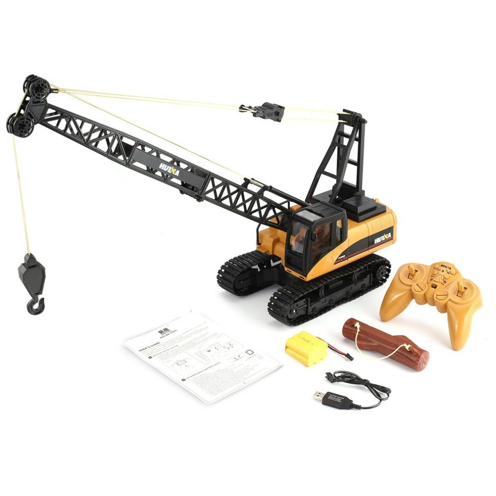 HUINA 1572 RC metal die cast Crane | 1:14 | 15-CH | 2.4 GHZ | Sounds & Lights | remote control crane