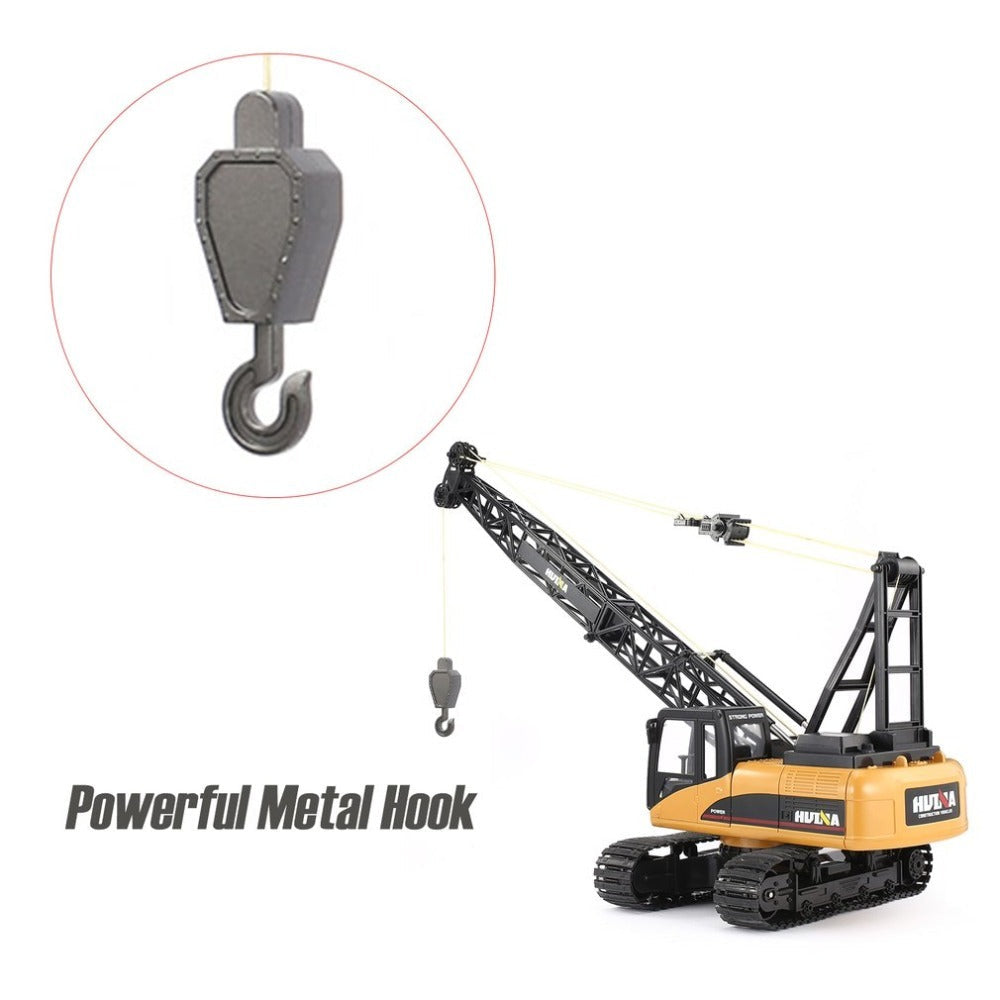 HUINA 1572 RC metal die cast Crane | 1:14 | 15-CH | 2.4 GHZ | Sounds & Lights | remote control crane