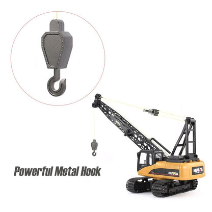 HUINA 1572 RC metal die cast Crane | 1:14 | 15-CH | 2.4 GHZ | Sounds & Lights | remote control crane