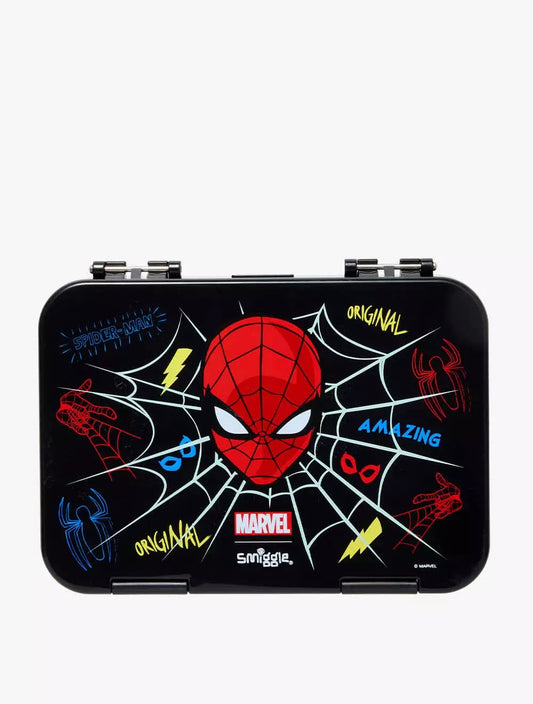 Smiggle Spider-Man Happy Medium Bento 758 ML Lunchbox  | Leakproof