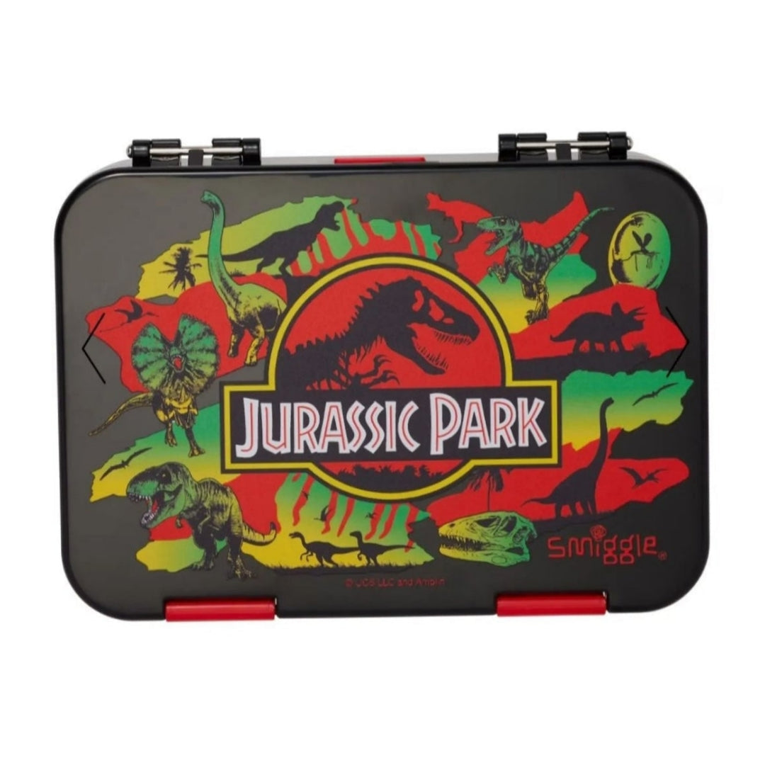 Smiggle Jurassic park Happy Medium Bento 758 ML Lunchbox  | Leakproof
