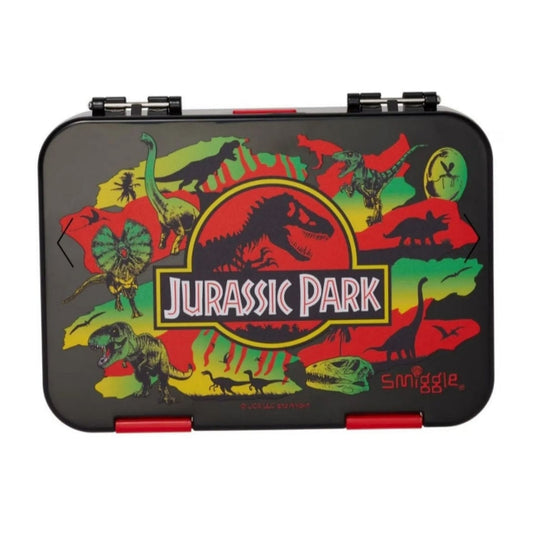 Smiggle Jurassic park Happy Medium Bento 758 ML Lunchbox  | Leakproof