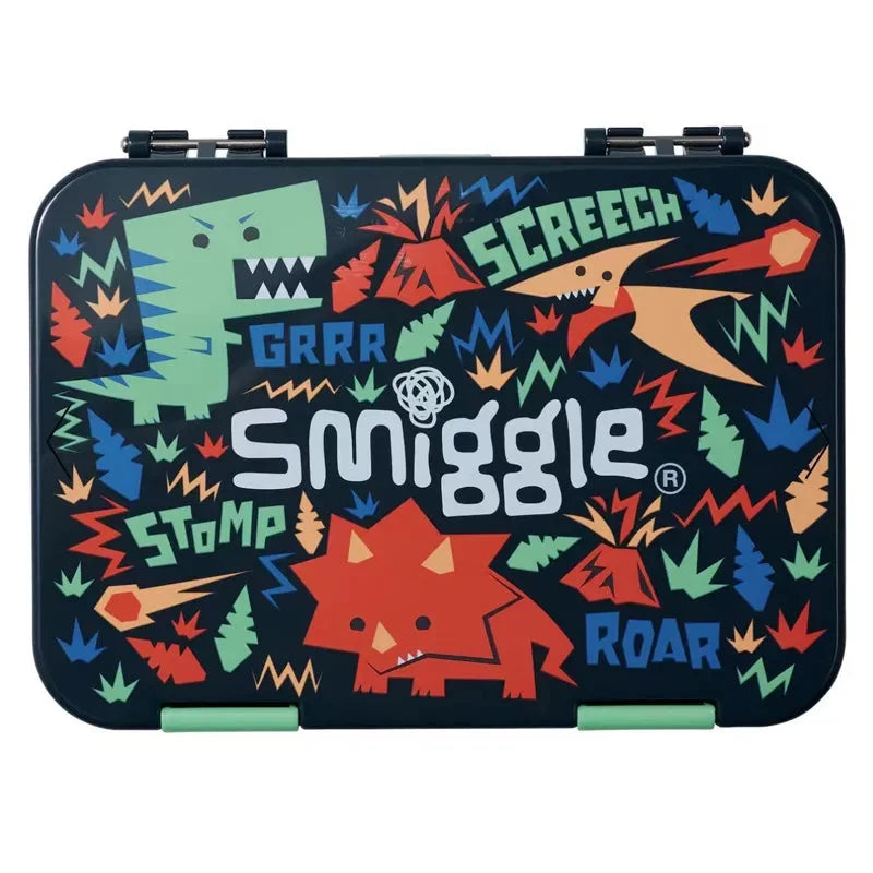 Smiggle Jungle Happy Medium Bento 758 ML Lunchbox | Leakproof