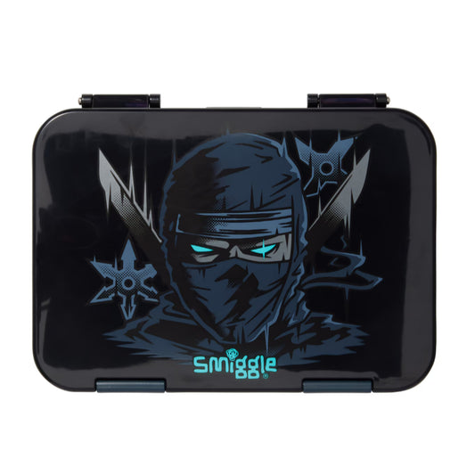Smiggle ninja Happy Medium Bento 758 ML Lunchbox | Leakproof