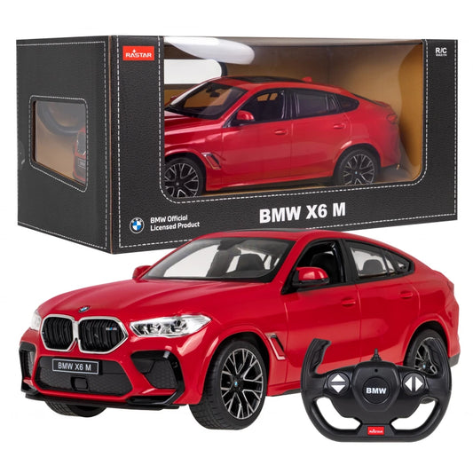 RASTAR 1:14 R/C BMW X6 red remote control car