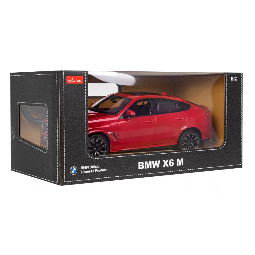 RASTAR 1:14 R/C BMW X6 red remote control car