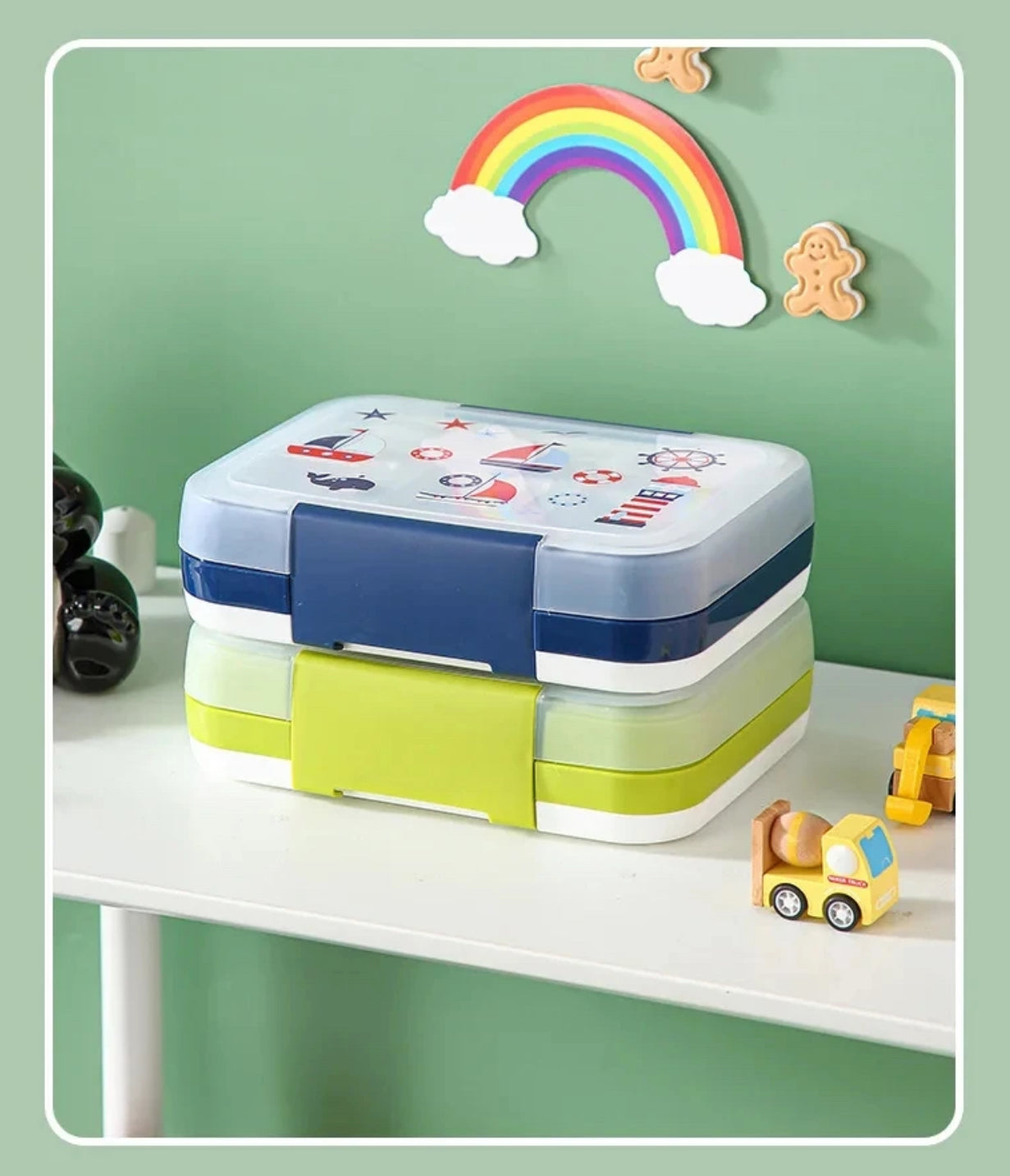 Transfer Proof Perfect Bento Snack Box - BPA Free | 1000 ml